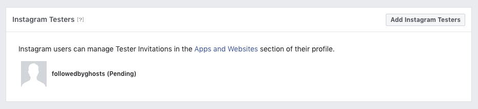 Instagram tester pending approval.